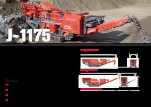 Puinrecyclinginstallaties Terex-Finlay J 1175