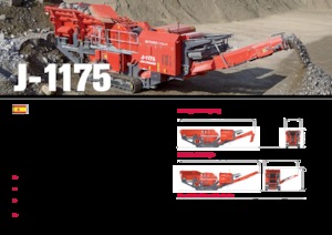 Puinrecyclinginstallaties Terex-Finlay J 1175