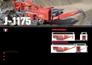 Puinrecyclinginstallaties Terex-Finlay J 1175