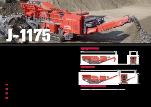 Puinrecyclinginstallaties Terex-Finlay J 1175