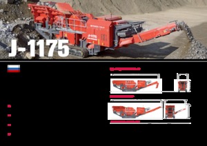 Puinrecyclinginstallaties Terex-Finlay J 1175