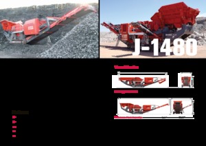 Puinrecyclinginstallaties Terex-Finlay J 1480