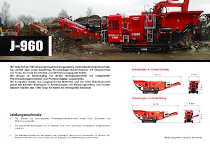 Puinrecyclinginstallaties Terex-Finlay J 960