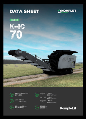 Puinrecyclinginstallaties Komplet K-IC 70