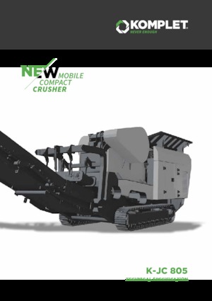 Puinrecyclinginstallaties Komplet K-JC 805