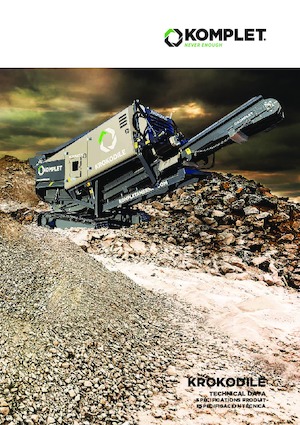 Puinrecyclinginstallaties Komplet KROKODILE