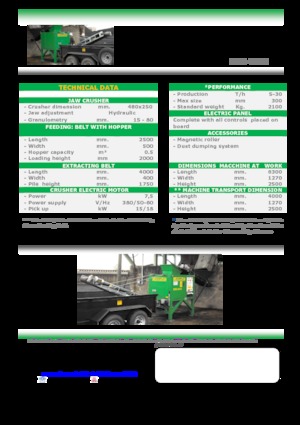 Puinrecyclinginstallaties Komplet LEM 4825