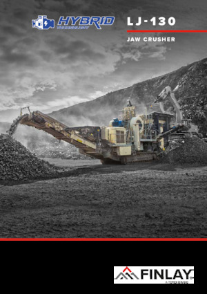 Puinrecyclinginstallaties Finlay LJ-130 Hybrid 