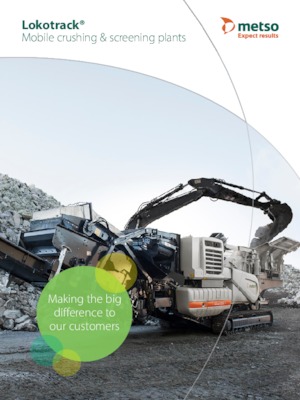 Puinrecyclinginstallaties Metso Lokotrack LT 1418 E