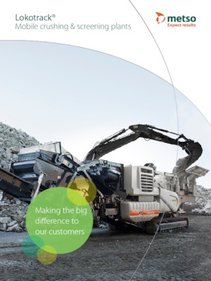 Puinrecyclinginstallaties Metso Lokotrack LT 300 GP