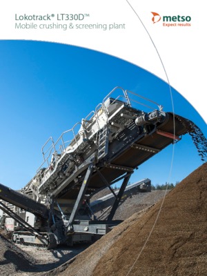 Puinrecyclinginstallaties Metso Lokotrack LT 330 D