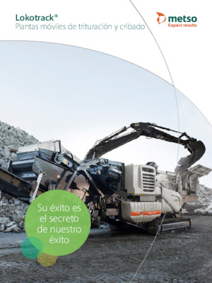 Puinrecyclinginstallaties Metso Lokotrack LT1213E
