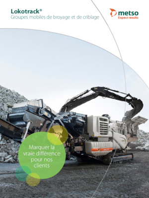 Puinrecyclinginstallaties Metso Lokotrack LT1213E