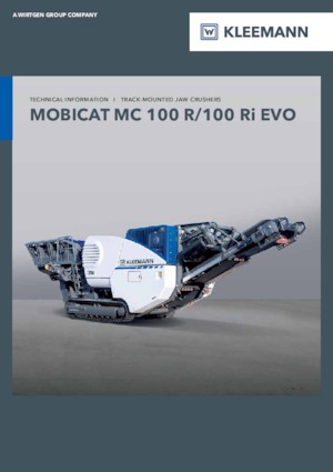 Puinrecyclinginstallaties Kleemann MC 100 Ri EVO