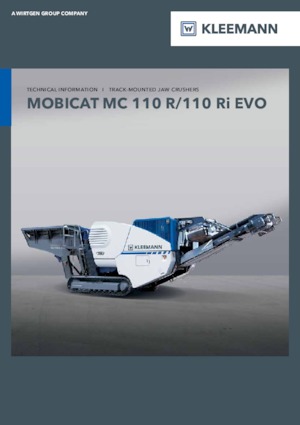 Puinrecyclinginstallaties Kleemann MC 110 Ri EVO