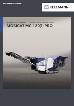 Puinrecyclinginstallaties Kleemann MC 120(i) PRO
