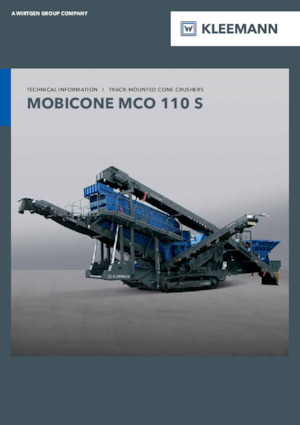 Puinrecyclinginstallaties Kleemann MCO 110 S PRO