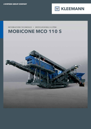 Puinrecyclinginstallaties Kleemann MCO 110 S PRO