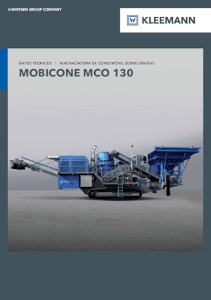 Puinrecyclinginstallaties Kleemann MCO 130 PRO