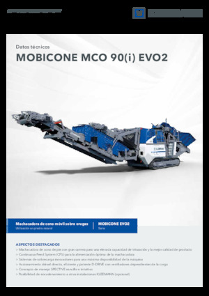 Puinrecyclinginstallaties Kleemann MCO 90 EVO2
