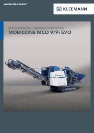 Puinrecyclinginstallaties Kleemann MCO 9i EVO