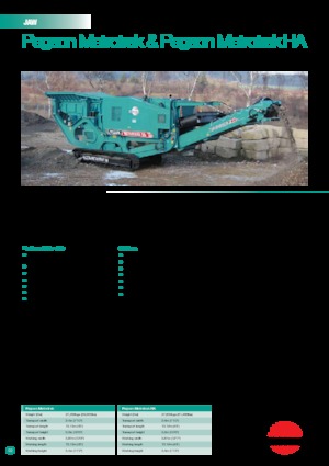 Puinrecyclinginstallaties Powerscreen METROTRAK HA