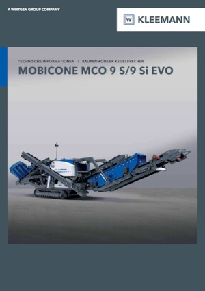 Puinrecyclinginstallaties Kleemann MCO 9 S