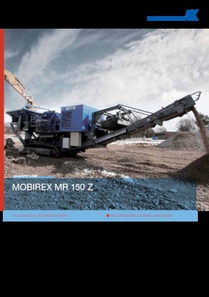 Puinrecyclinginstallaties Kleemann MR 150 Z