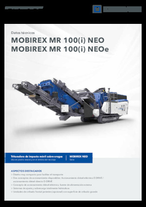 Puinrecyclinginstallaties Kleemann MR 100i NEO