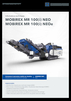 Puinrecyclinginstallaties Kleemann MR 100i NEO