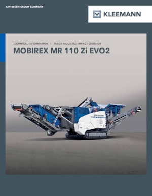 Puinrecyclinginstallaties Kleemann MR 110 Zi EVO2