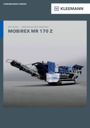 Puinrecyclinginstallaties Kleemann MR 170 Z