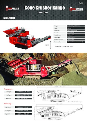 Puinrecyclinginstallaties Rubble Master MXC-1000