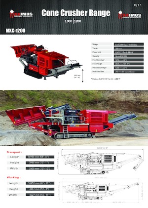 Puinrecyclinginstallaties Rubble Master MXC-1200
