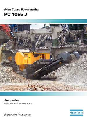 Puinrecyclinginstallaties Atlas Copco PC 1055J
