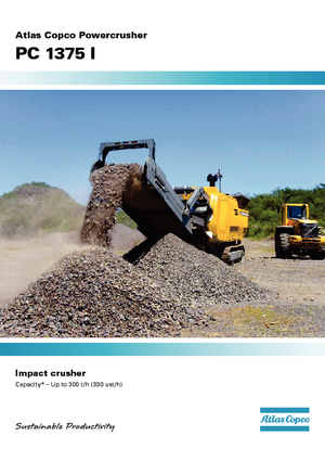 Puinrecyclinginstallaties Atlas Copco PC 1375I