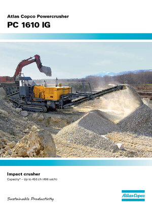 Puinrecyclinginstallaties Atlas Copco PC 1610IG