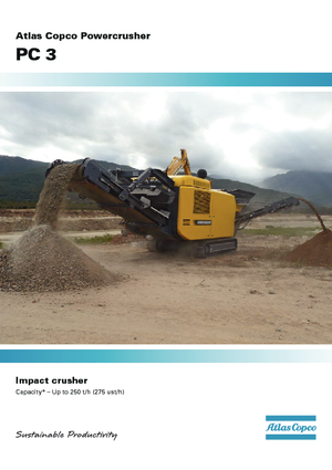 Puinrecyclinginstallaties Atlas Copco PC 3