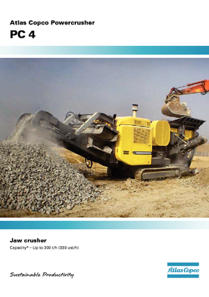 Puinrecyclinginstallaties Atlas Copco PC 4