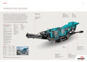 Puinrecyclinginstallaties Powerscreen PREMIERTRAK R300