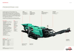 Puinrecyclinginstallaties Powerscreen Premiertrak 330