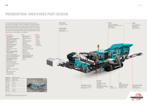 Puinrecyclinginstallaties Powerscreen PREMIERTRAK R400X 