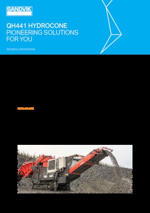 Puinrecyclinginstallaties Sandvik QH441