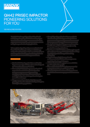 Puinrecyclinginstallaties Sandvik QI442