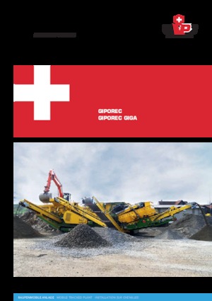 Puinrecyclinginstallaties Gipo R 131 FDR