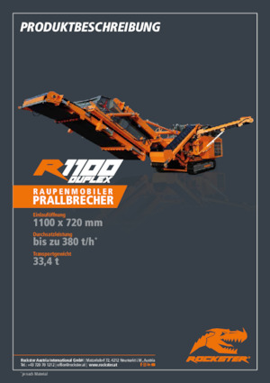 Puinrecyclinginstallaties Rockster R1100D