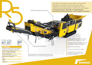 Puinrecyclinginstallaties Keestrack R5e