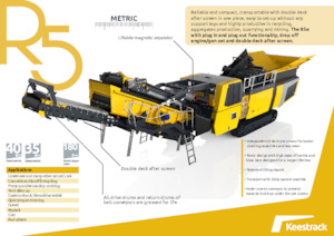 Puinrecyclinginstallaties Keestrack R5e