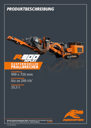 Puinrecyclinginstallaties Rockster R900D