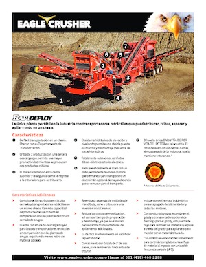 Puinrecyclinginstallaties Eagle Crusher Rapid-Deploy 